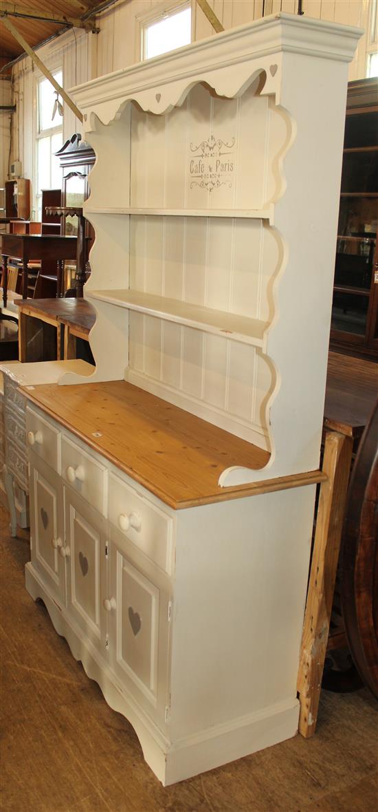 Painted pine dresser